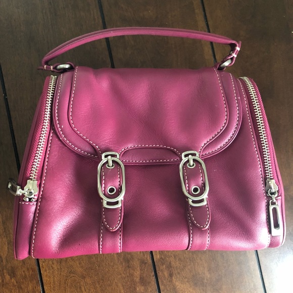 Cole Haan Handbags - Cole Haan Purple bowler bag